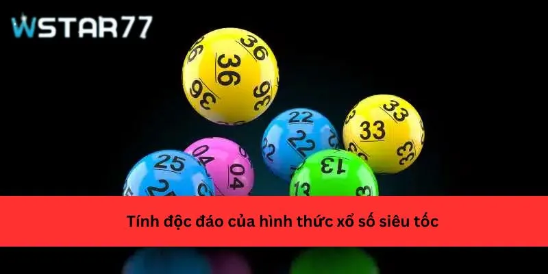 Tính độc đáo của hình thức xổ số siêu tốc